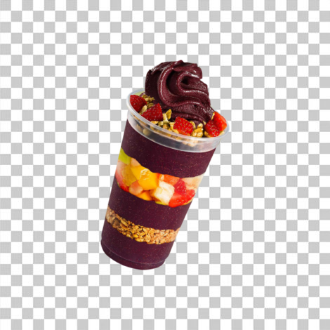 Açaí no copo sem fundo PNG