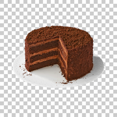 Bolo de chocolate sem fundo png