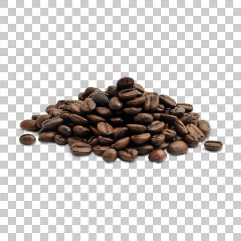 Grãos de café torrado png