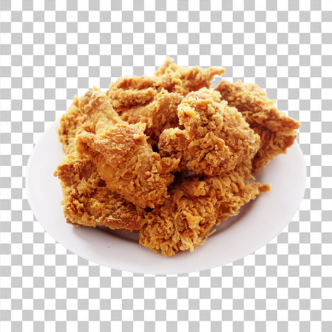 Frango empanado sem fundo png