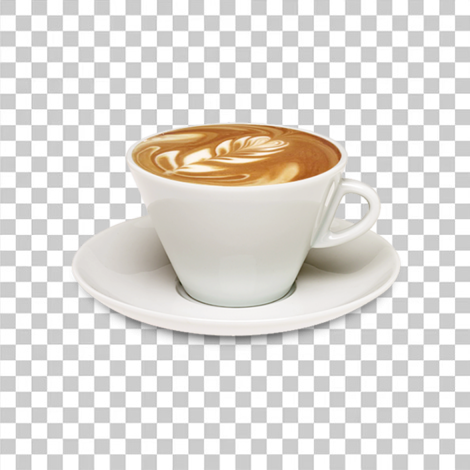 Caneca de cappuccino imagem png