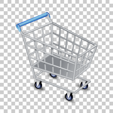 Carrinho de compras supermercado transparente png