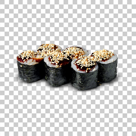 Peças de sushi png