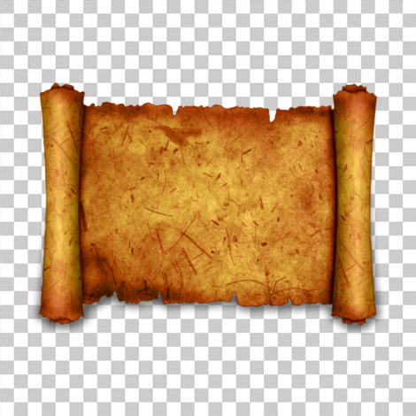 Pergaminho papel antigo transparente png