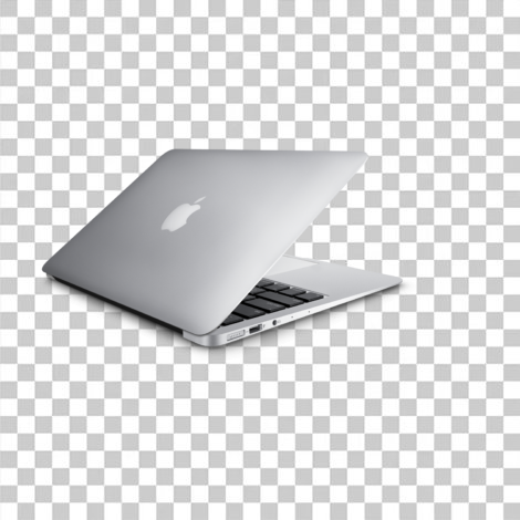 MacBook apple prata transparente png