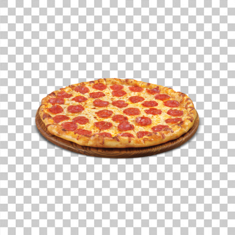 Pizza calabresa transparente png