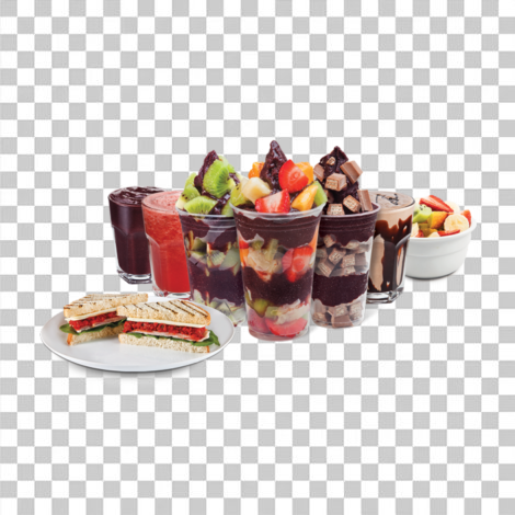 Açaí vários sabores imagem transparente png