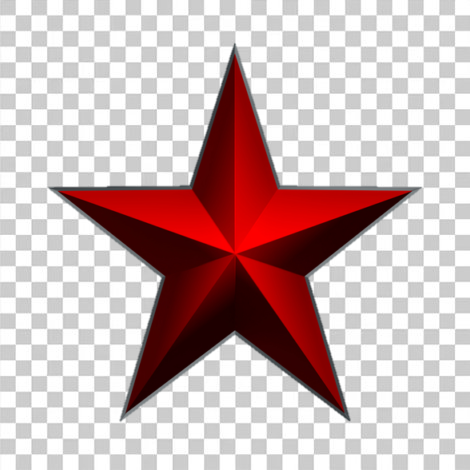 Estrela vermelha sem fundo, estrela transparente png