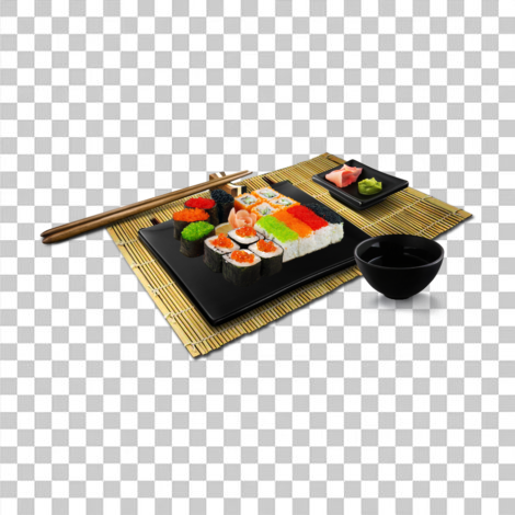 Comida japonesa oriental sushi transparente png