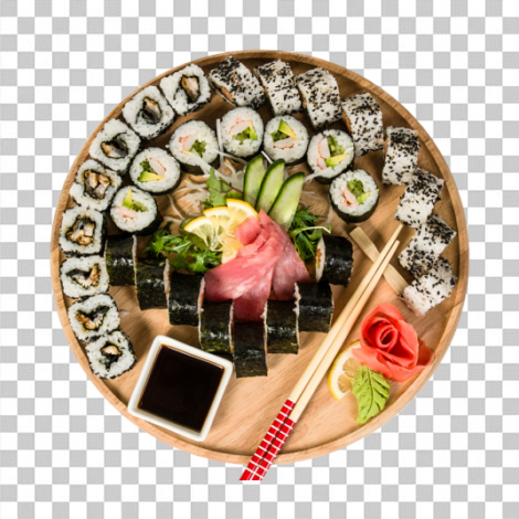 Combinado de sushi png