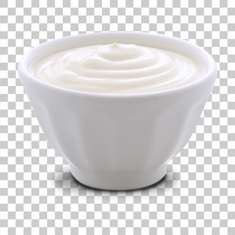 Danone natural na tigela png