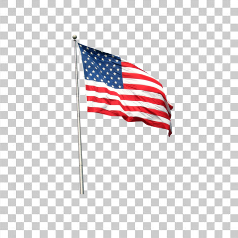 Bandeira dos Estados Unidos transparente png