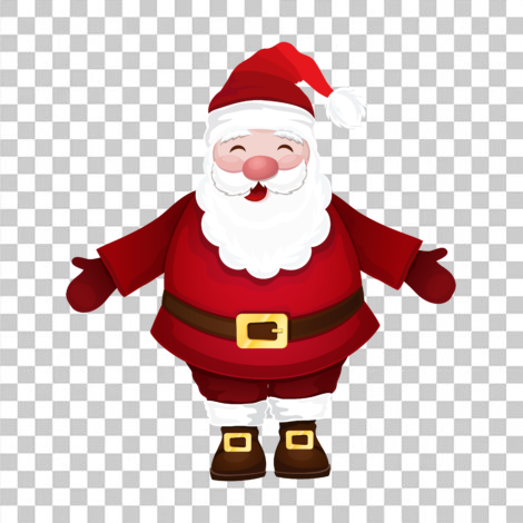 Papai noel desenho transparente em png